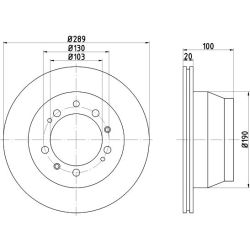 Stabdžių diskas TEXTAR 92040100