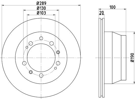 Stabdžių diskas TEXTAR 92040100