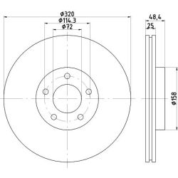 Stabdžių diskas TEXTAR 92223503
