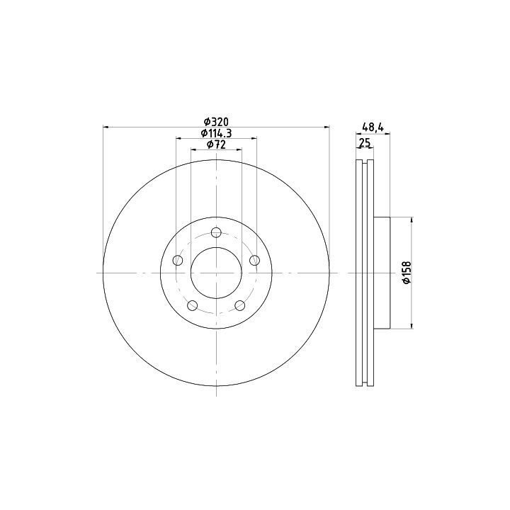 Stabdžių diskas TEXTAR 92223503