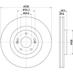 Stabdžių diskas TEXTAR 92338303