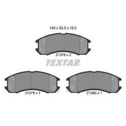Stabdžių trinkelių rinkinys, diskinis stabdys TEXTAR 2137801