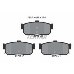 Stabdžių trinkelių rinkinys, diskinis stabdys TEXTAR 2171301