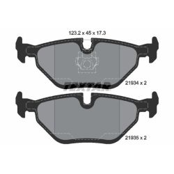 Stabdžių trinkelių rinkinys, diskinis stabdys TEXTAR 2193402