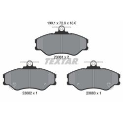 Stabdžių trinkelių rinkinys, diskinis stabdys TEXTAR 2308101