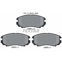 Stabdžių trinkelių rinkinys, diskinis stabdys TEXTAR 2389101