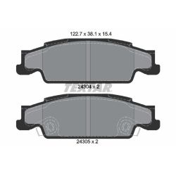 Stabdžių trinkelių rinkinys, diskinis stabdys TEXTAR 2430401