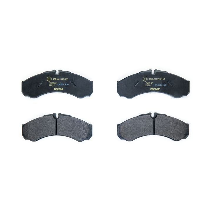 Stabdžių trinkelių rinkinys, diskinis stabdys TEXTAR 2912111