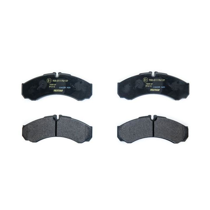 Stabdžių trinkelių rinkinys, diskinis stabdys TEXTAR 2912112