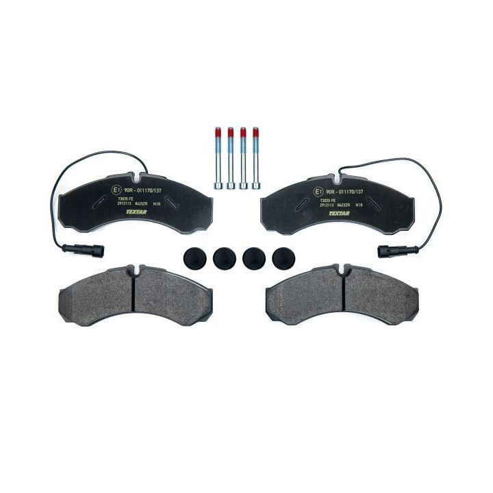 Stabdžių trinkelių rinkinys, diskinis stabdys TEXTAR 2912113