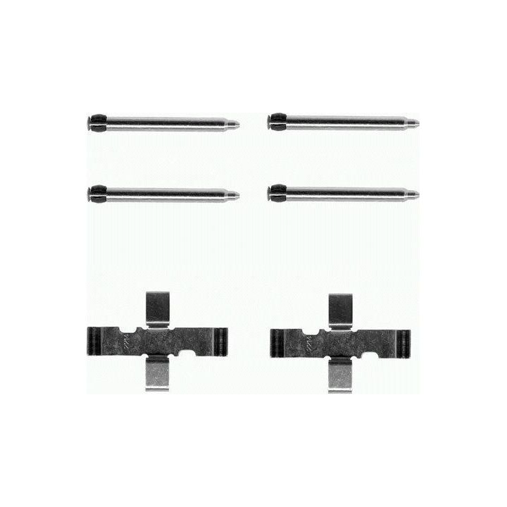 Priedų komplektas, diskinių stabdžių trinkelės TEXTAR 82020500