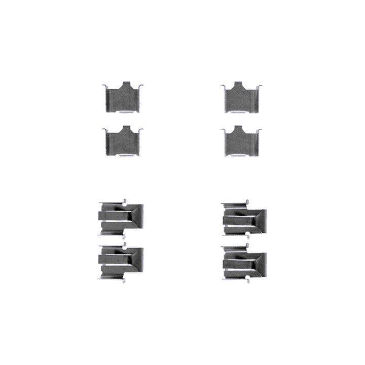 Priedų komplektas, diskinių stabdžių trinkelės TEXTAR 82027900