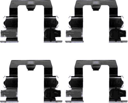 Priedų komplektas, diskinių stabdžių trinkelės TEXTAR 82028500