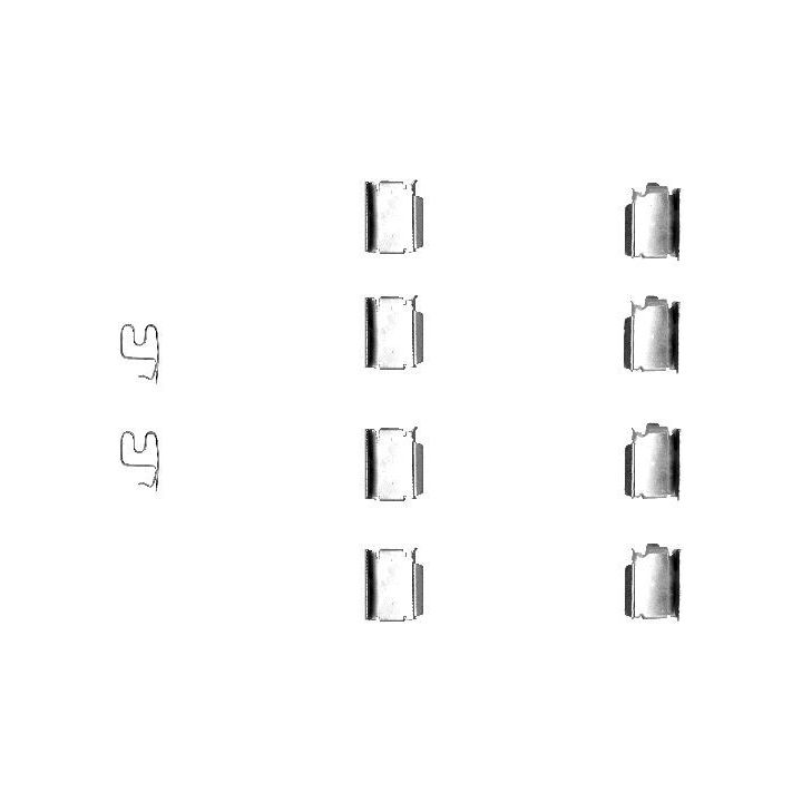 Priedų komplektas, diskinių stabdžių trinkelės TEXTAR 82060200