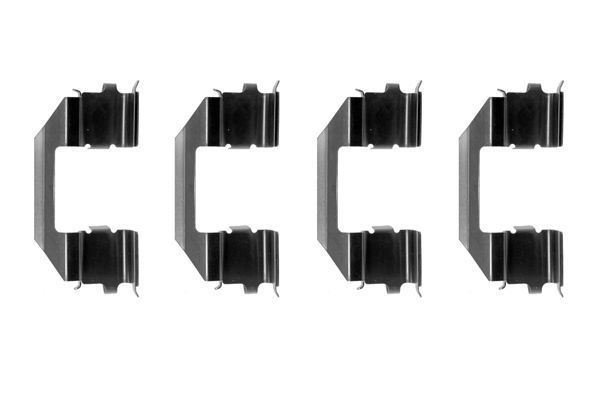 Priedų komplektas, diskinių stabdžių trinkelės TEXTAR 82060700