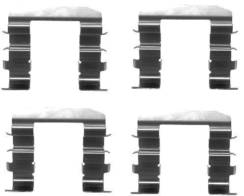 Priedų komplektas, diskinių stabdžių trinkelės TEXTAR 82073000