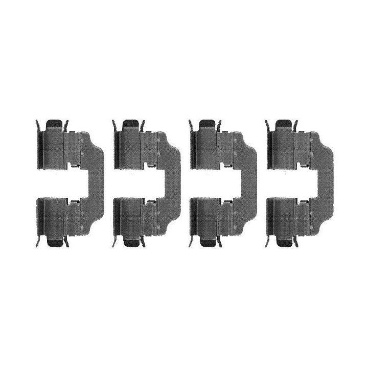 Priedų komplektas, diskinių stabdžių trinkelės TEXTAR 82076200