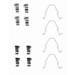 Priedų komplektas, diskinių stabdžių trinkelės TEXTAR 82501000