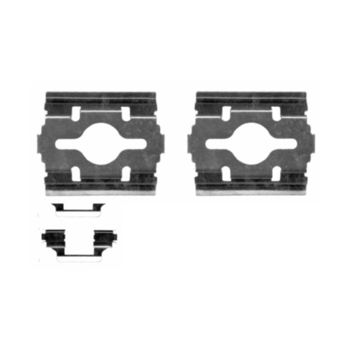 Priedų komplektas, diskinių stabdžių trinkelės TEXTAR 82505900