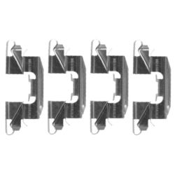 Priedų komplektas, diskinių stabdžių trinkelės TEXTAR 82507700