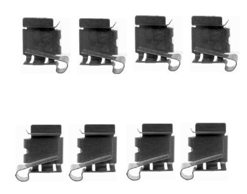 Priedų komplektas, diskinių stabdžių trinkelės TEXTAR 82509600