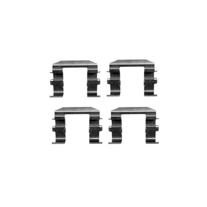 Priedų komplektas, diskinių stabdžių trinkelės TEXTAR 82510900