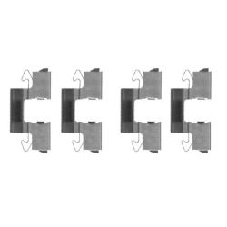 Priedų komplektas, diskinių stabdžių trinkelės TEXTAR 82511600