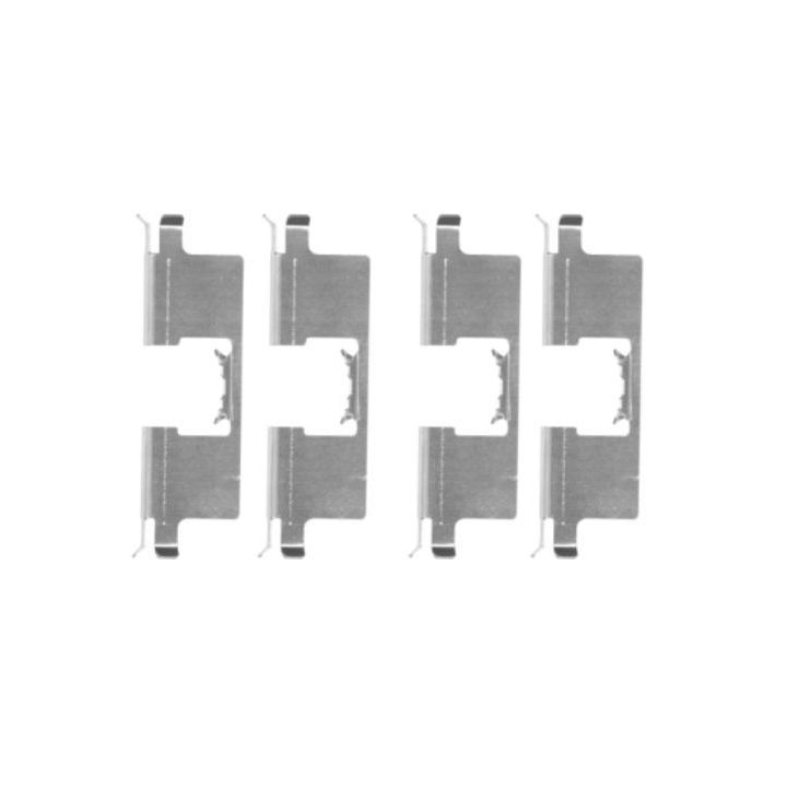 Priedų komplektas, diskinių stabdžių trinkelės TEXTAR 82512500