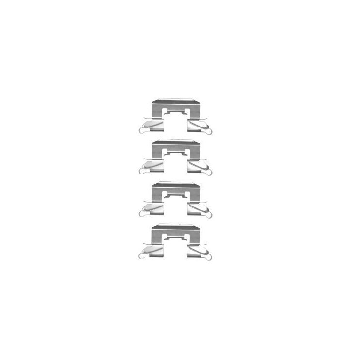 Priedų komplektas, diskinių stabdžių trinkelės TEXTAR 82512900