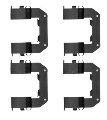 Priedų komplektas, diskinių stabdžių trinkelės TEXTAR 82515800