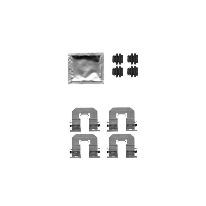 Priedų komplektas, diskinių stabdžių trinkelės TEXTAR 82517400