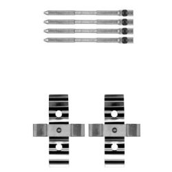 Priedų komplektas, diskinių stabdžių trinkelės TEXTAR 82518000