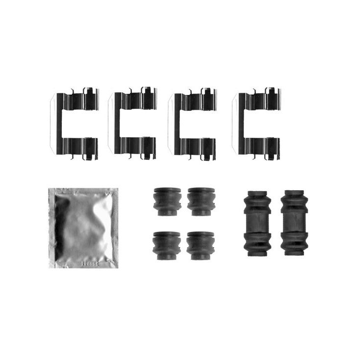 Priedų komplektas, diskinių stabdžių trinkelės TEXTAR 82542400