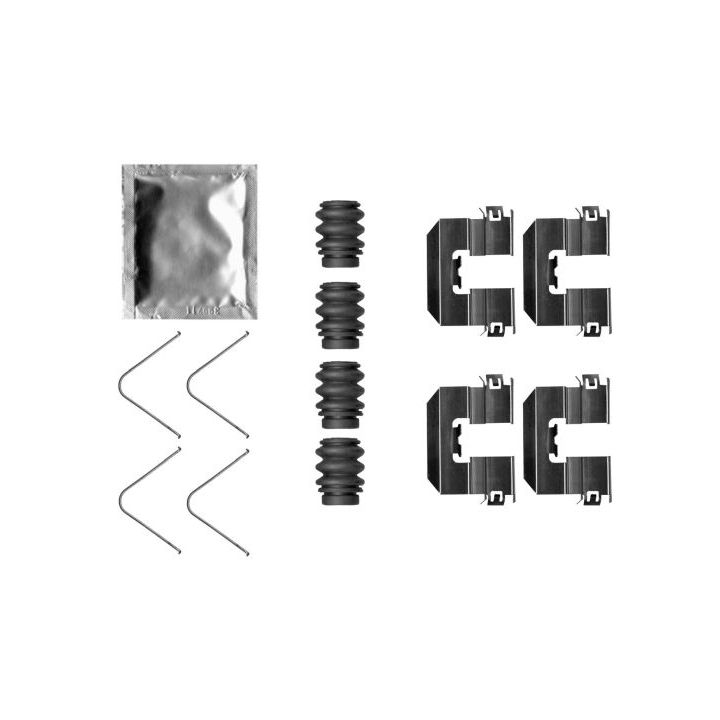 Priedų komplektas, diskinių stabdžių trinkelės TEXTAR 82543500