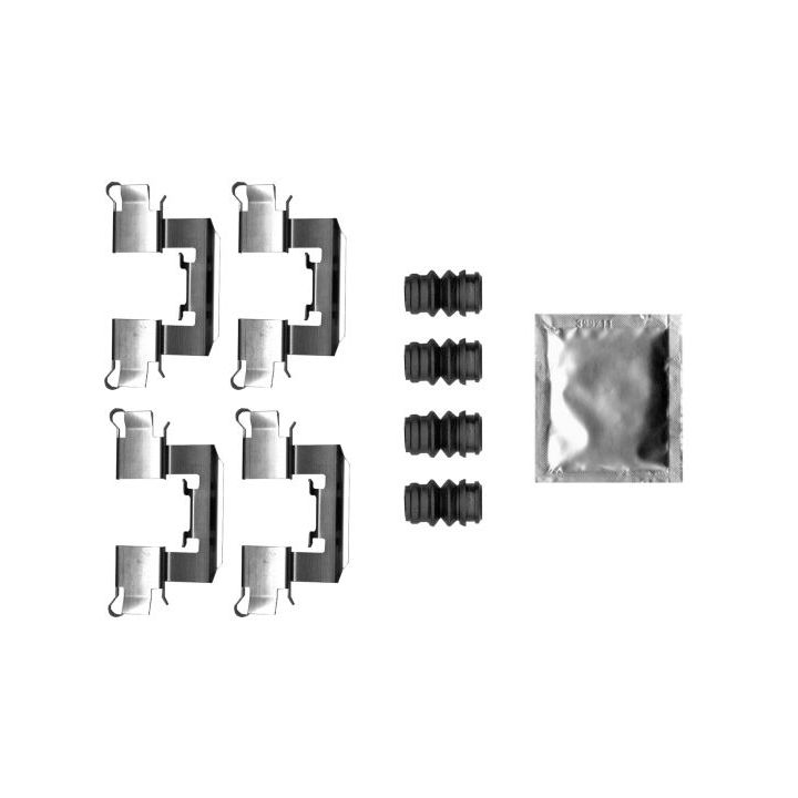 Priedų komplektas, diskinių stabdžių trinkelės TEXTAR 82543900