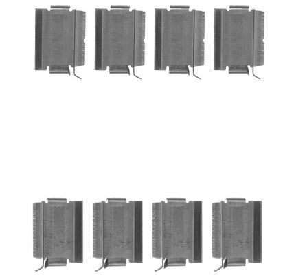 Priedų komplektas, diskinių stabdžių trinkelės TEXTAR 82545700