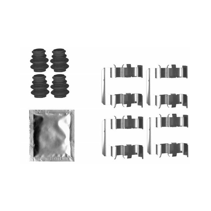 Priedų komplektas, diskinių stabdžių trinkelės TEXTAR 82546500