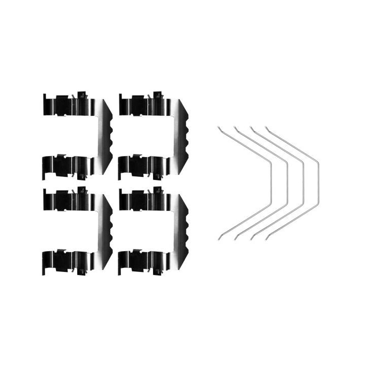 Priedų komplektas, diskinių stabdžių trinkelės TEXTAR 82549700