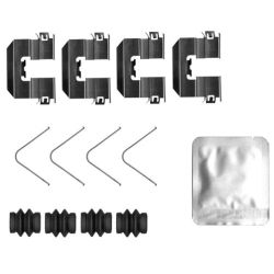 Priedų komplektas, diskinių stabdžių trinkelės TEXTAR 82550000