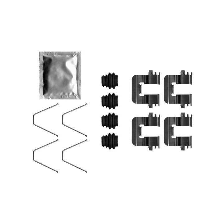 Priedų komplektas, diskinių stabdžių trinkelės TEXTAR 82551600