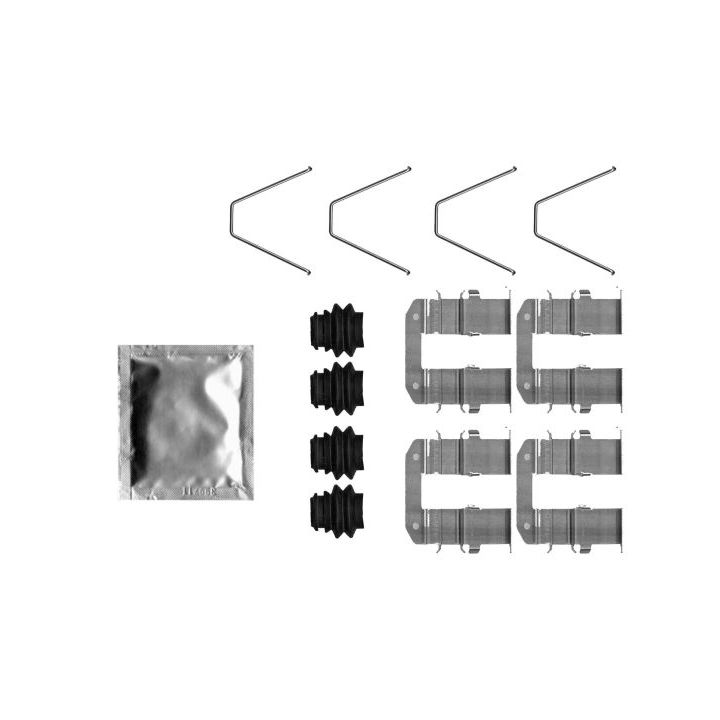 Priedų komplektas, diskinių stabdžių trinkelės TEXTAR 82552700