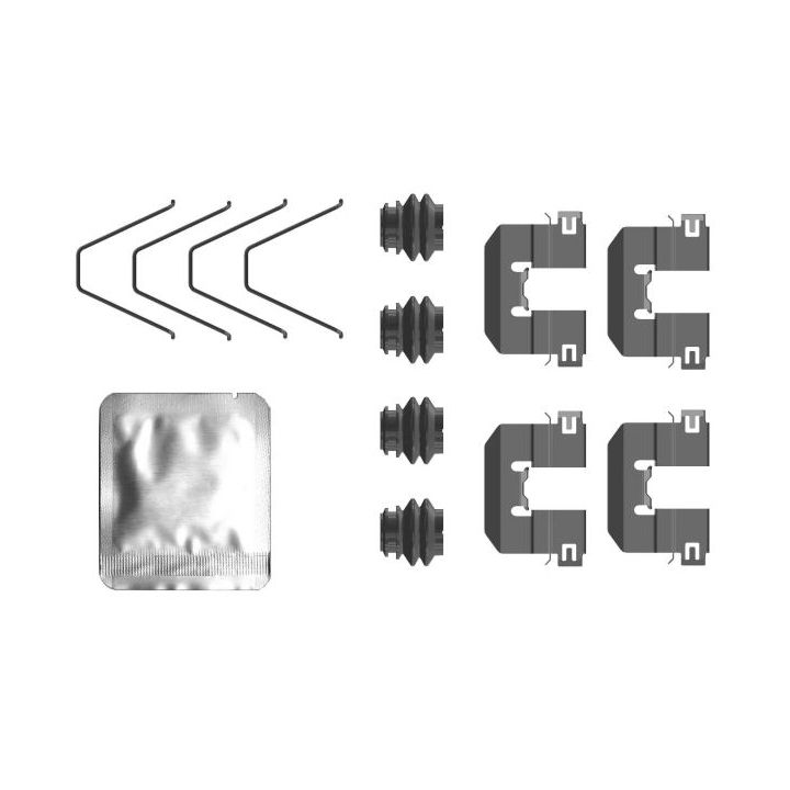 Priedų komplektas, diskinių stabdžių trinkelės TEXTAR 82553200