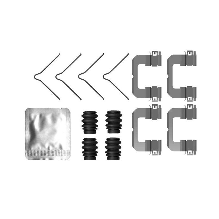 Priedų komplektas, diskinių stabdžių trinkelės TEXTAR 82553900