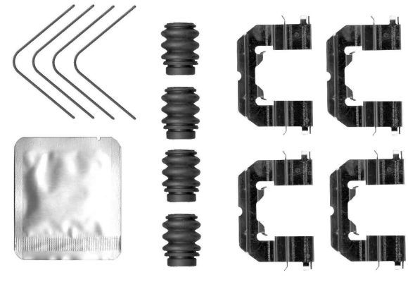 Priedų komplektas, diskinių stabdžių trinkelės TEXTAR 82554300