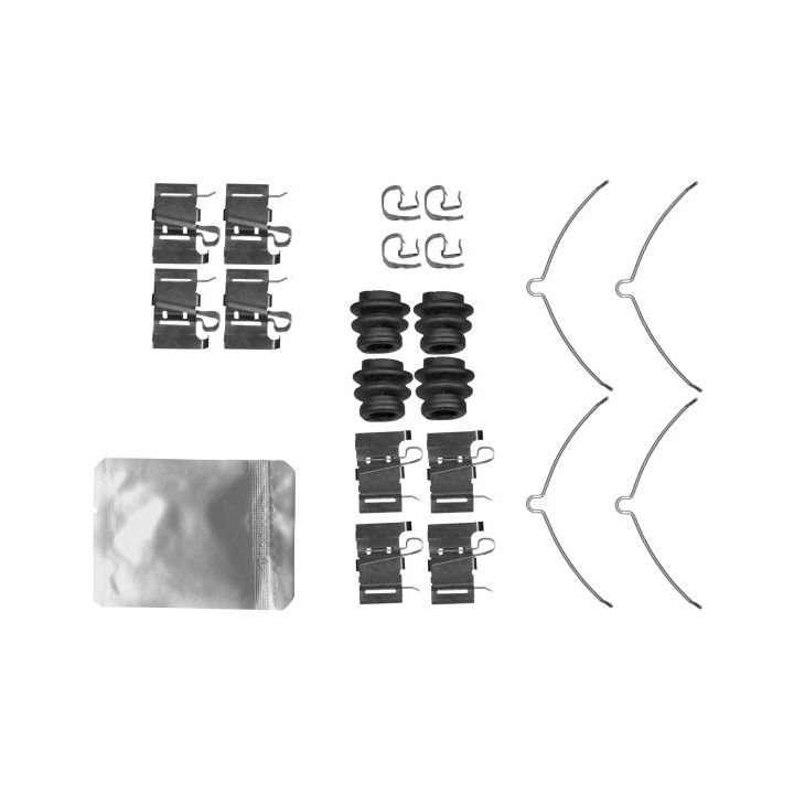 Priedų komplektas, diskinių stabdžių trinkelės TEXTAR 82555600