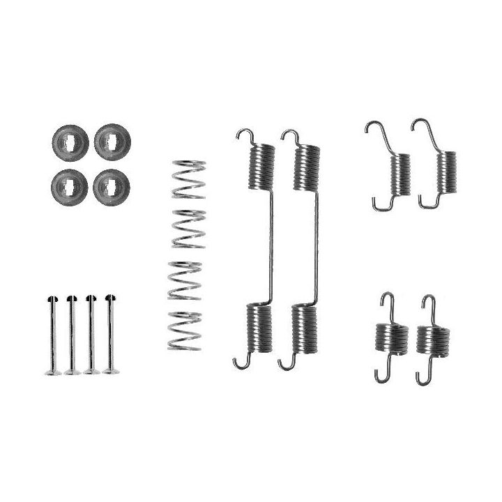 Priedų komplektas, stovėjimo stabdžių trinkelės TEXTAR 97016600