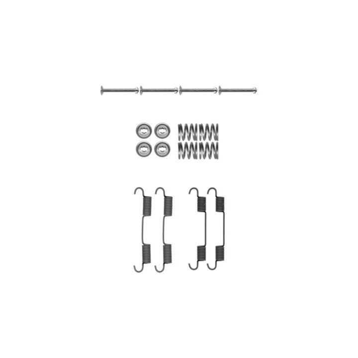 Priedų komplektas, stovėjimo stabdžių trinkelės TEXTAR 97036800