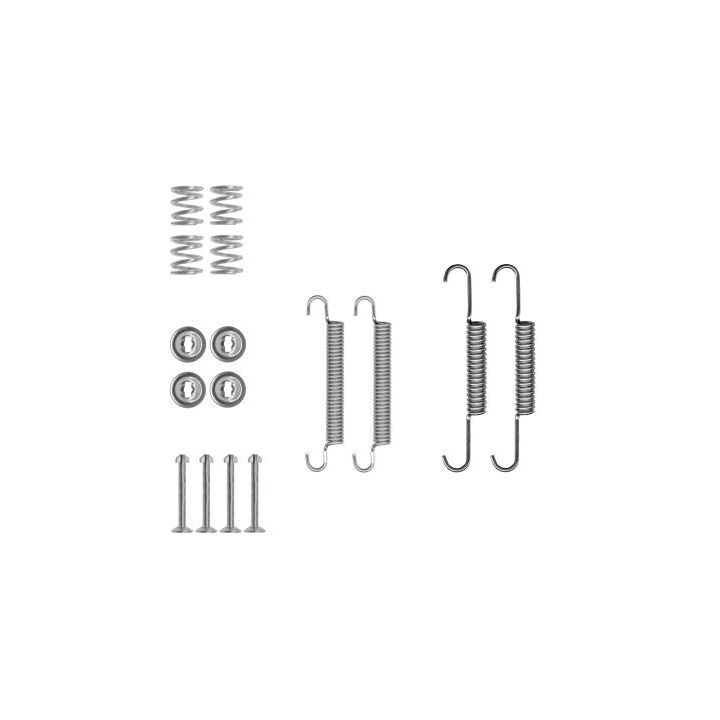 Priedų komplektas, stovėjimo stabdžių trinkelės TEXTAR 97043000