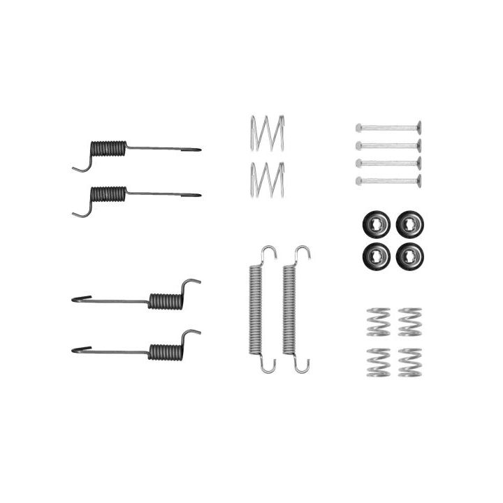 Priedų komplektas, stovėjimo stabdžių trinkelės TEXTAR 97048200