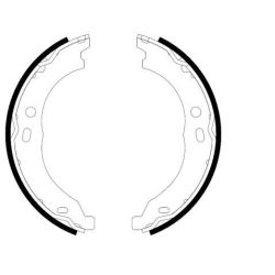 Stabdžių trinkelių komplektas, stovėjimo stabdis TEXTAR 91066700